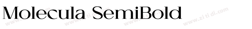 Molecula SemiBold字体转换